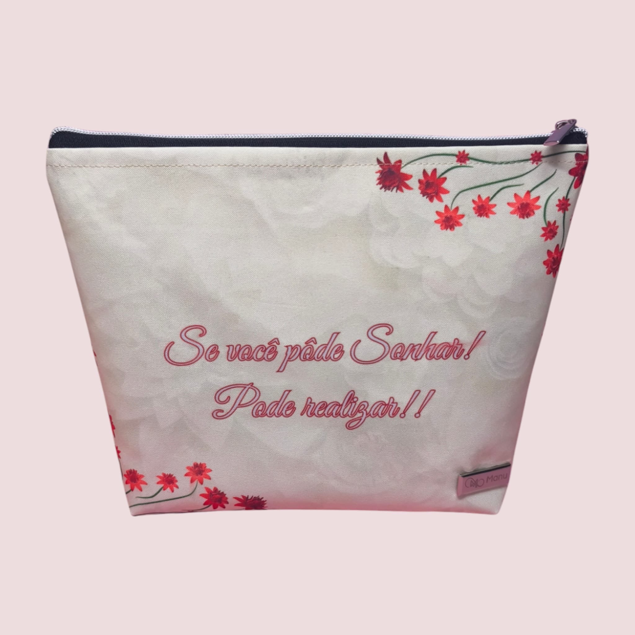 Necessaire Personalizada com nome e frase