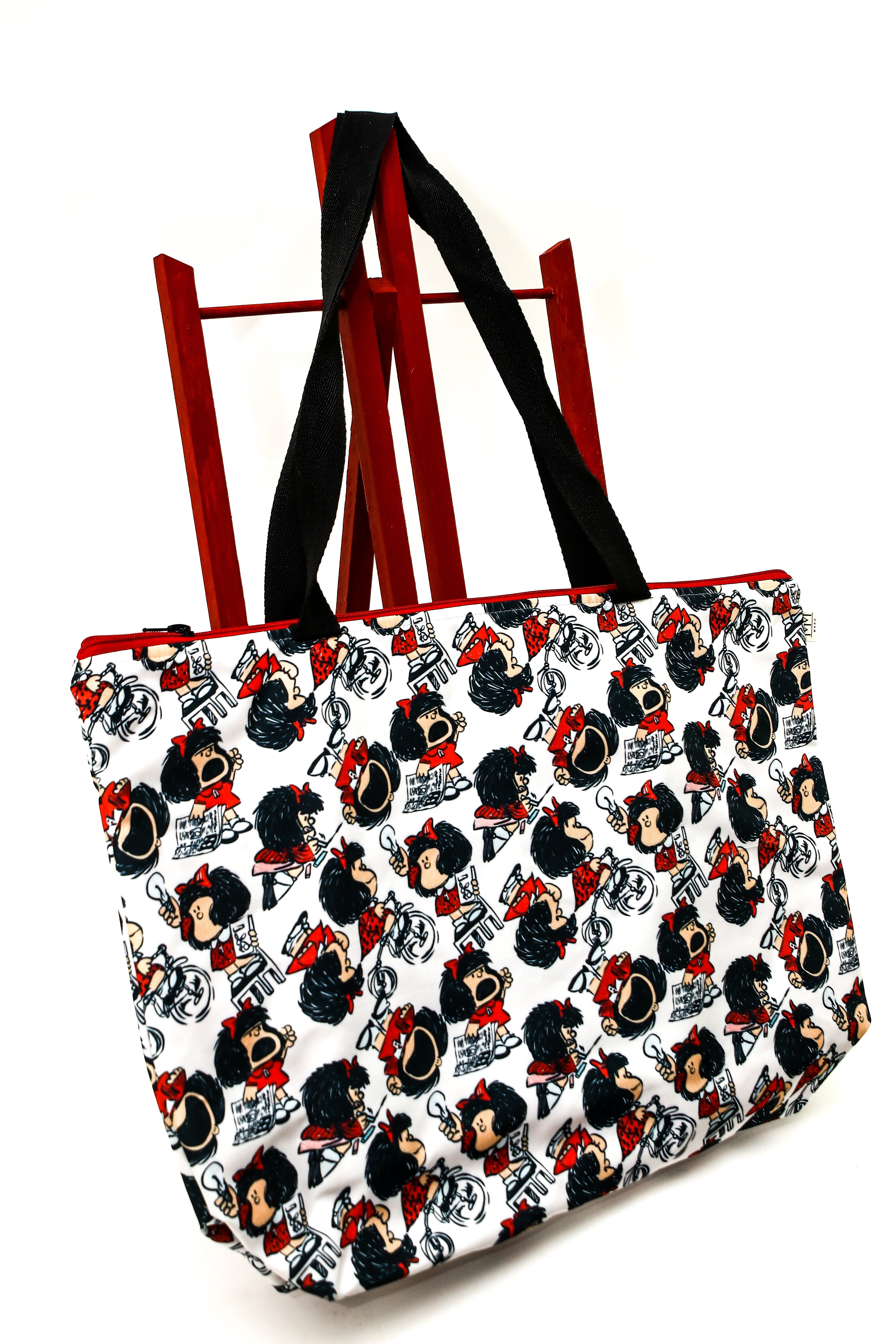 Saco de Praia "Mafalda" com interior plastificado