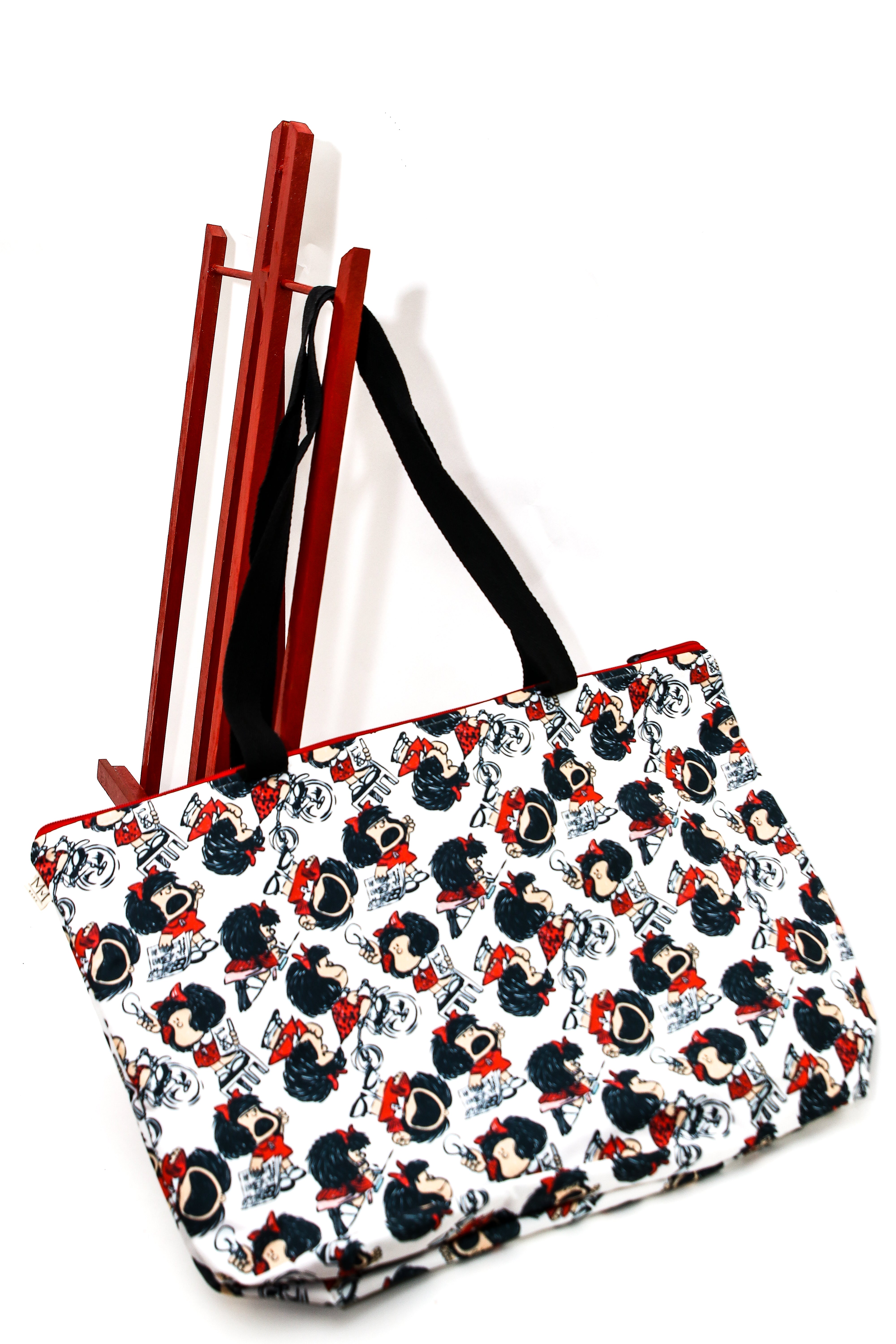 Saco de Praia "Mafalda" com interior plastificado